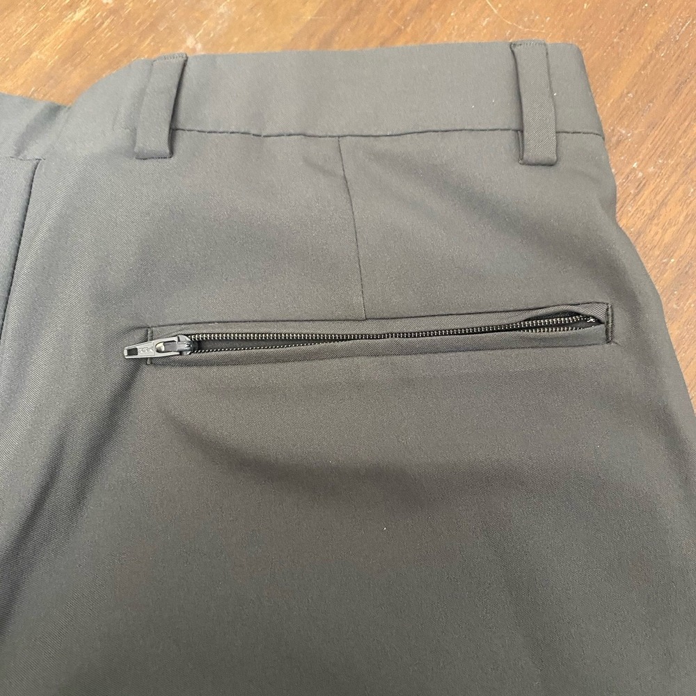 Perry Ellis Portfolio 30x30 Men's Pleated Pants Gray Poly Asphalt NWT - Picture 11 of 16
